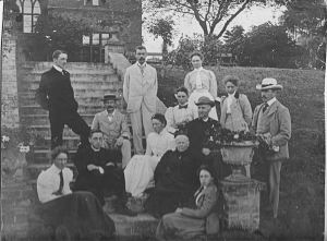 The Luard family on Birch Rectory Steps